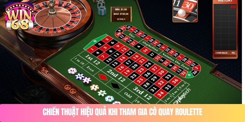 Chiến thuật hiệu quả khi tham gia cò quay Roulette
