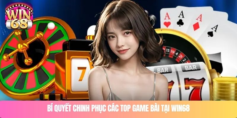 Bí quyết chinh phục các top game bài tại WIN68