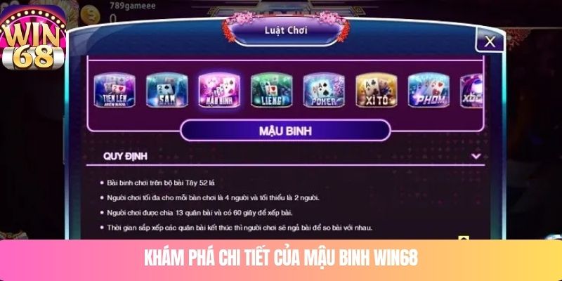 Khám phá sức hút của mậu binh WIN68
