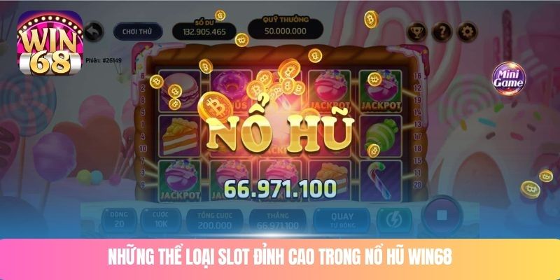 Những thể loại slot đỉnh cao trong nổ hũ WIN68
