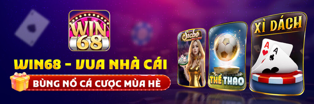 Win68.casino – Cổng game giải trí đỉnh cao với đa dạng thể loại và tỷ lệ đổi thưởng cực hấp dẫn.